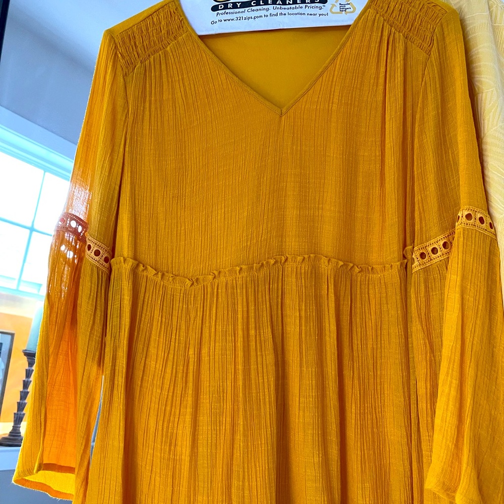 Beautiful bohemian flowing dress